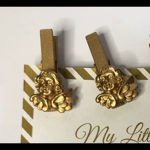 Two’s Company Other - My Little Angel Gold Mini Clothespins Clip Ons Two’s Company Other - My Little Angel Gold Mini Clothespins Clip Ons